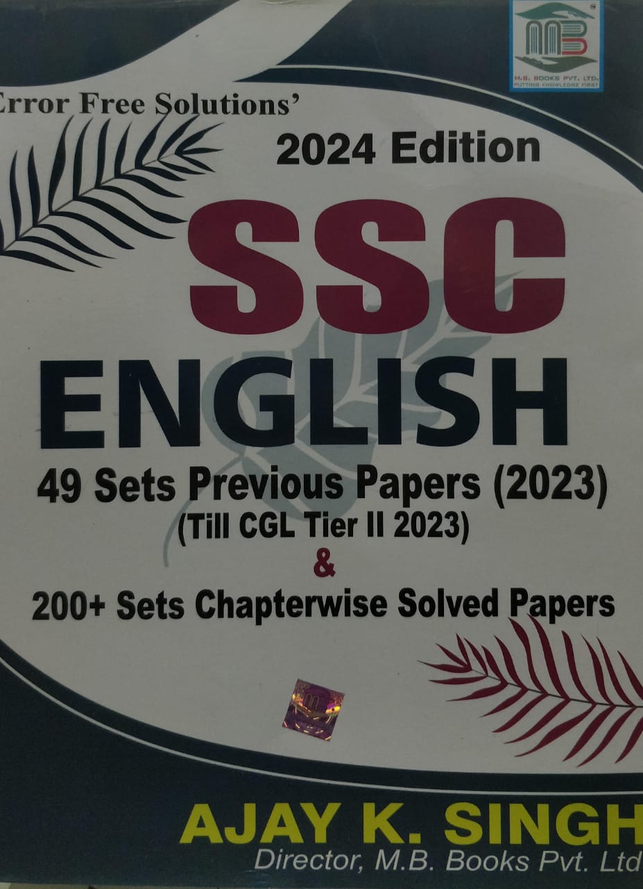 MB SSC English 49 Sets Previous Papers written by Ajay K Singh