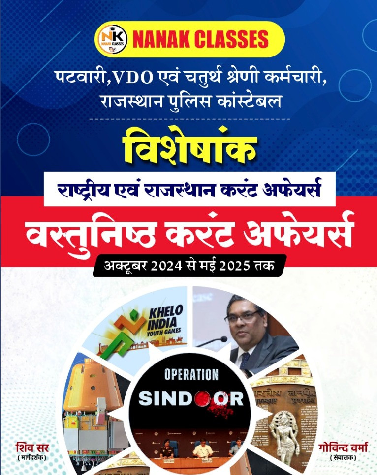 Nanak Classes Rastriya Anterrastriya Rajasthan Vastunisth Current Affairs