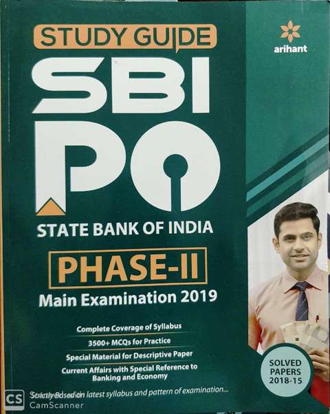 ARIHANT SBI PO PHASE II MAIN EXAMINATION