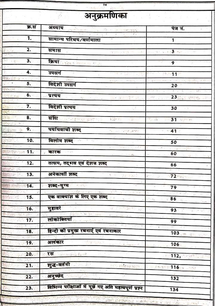 DEVANDA SAMANYA HINDI BOOK CONTENT