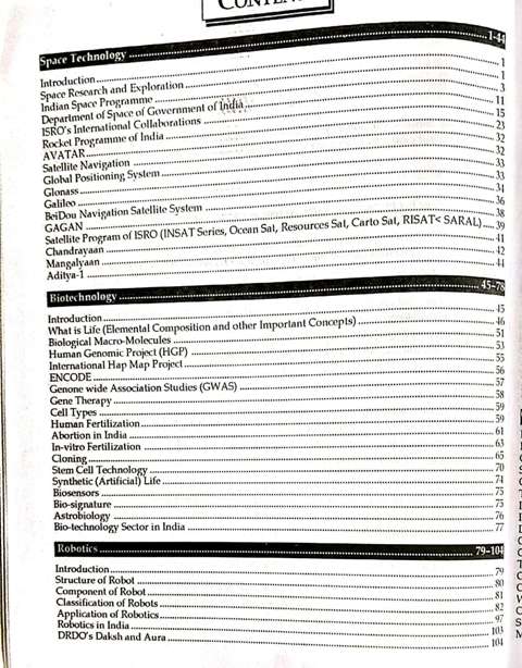 RBD GENERAL SCIENCE TECHNOLOGY IASPCS EXAM BOOK