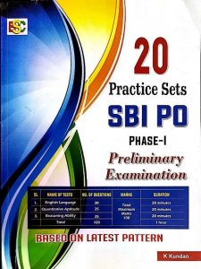 Image of BSC SBI PO PHASE-1 PRE 20 PRACTICE SETS