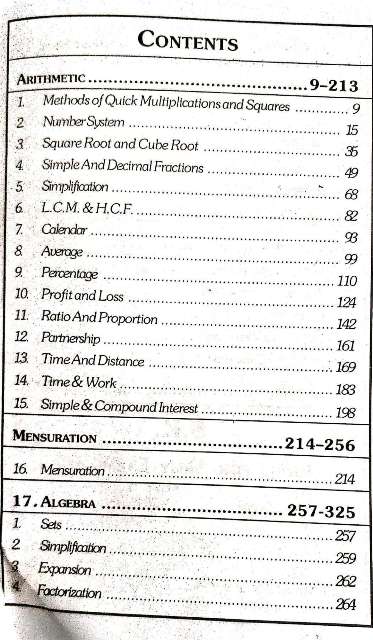 SK OBJECTIVE MATHEMATICS INDIAN ARMY