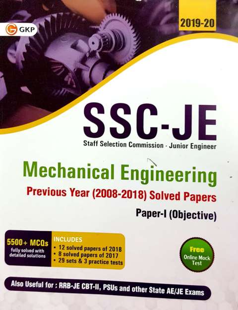 GKP SSC JE MECHANICAL ENGINEERING