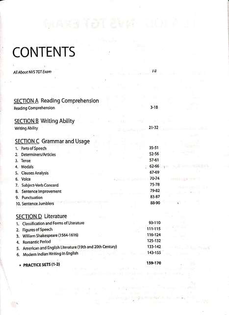 ARIHANT NVS TGT ENGLISH BOOK