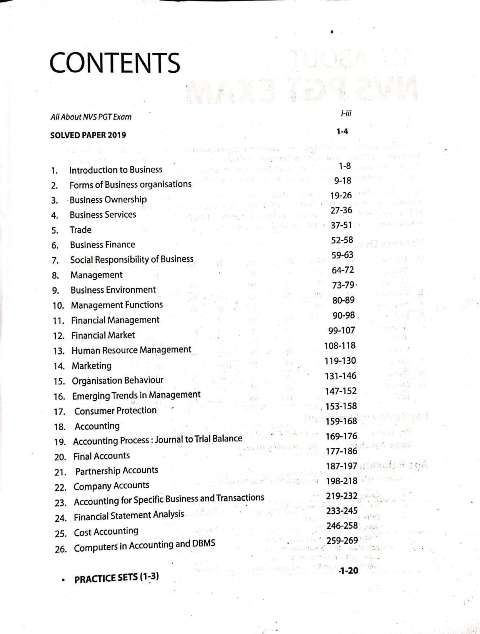 ARIHANT NVS PGT COMMERCE BOOK