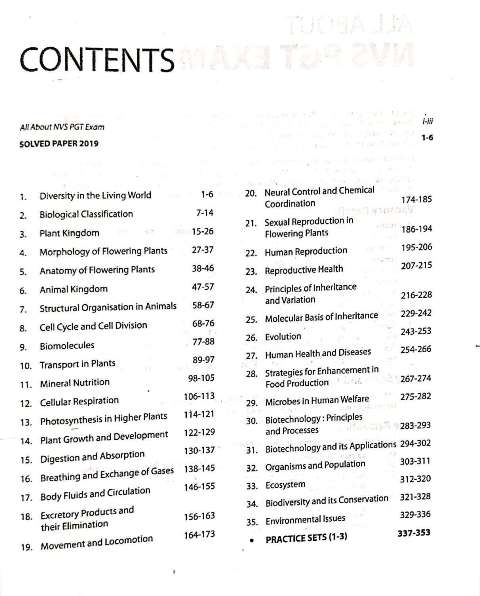 ARIHANT NVS PGT BIOLOGY BOOK