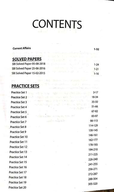 ARIHANT SBI CLERICAL CADRE 20 PRACTICE SETS E mains exam
