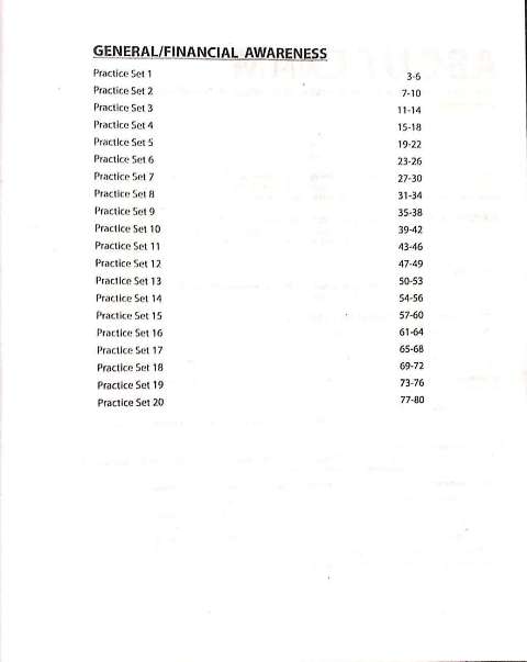 ARIHANT SBI CLERICAL CADRE 20 PRACTICE SETS E mains exam