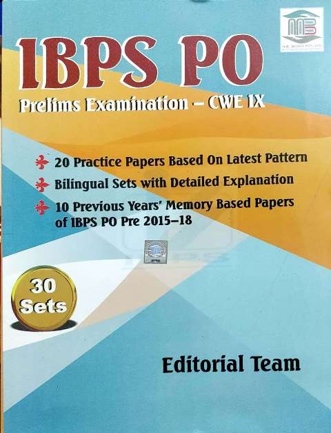MB IBPS PO PRE EXAM PRACTICE SOLVED PAPER