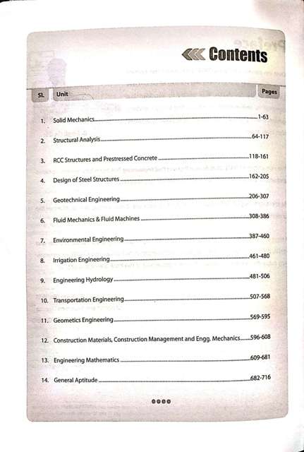MADE EASY GATE CIVIL ENGINEERING PREVIOUS YEAR SOLVED PAPER ENTRANCE EXAM BOOK 12th edition