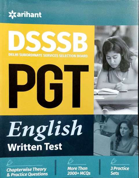 Arihant DSSSB PGT English written test