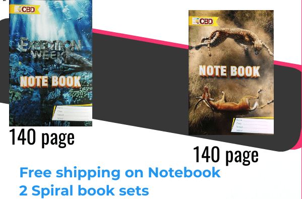 CBD Notebook 2 Sets A4 size Single Line Soft Cover