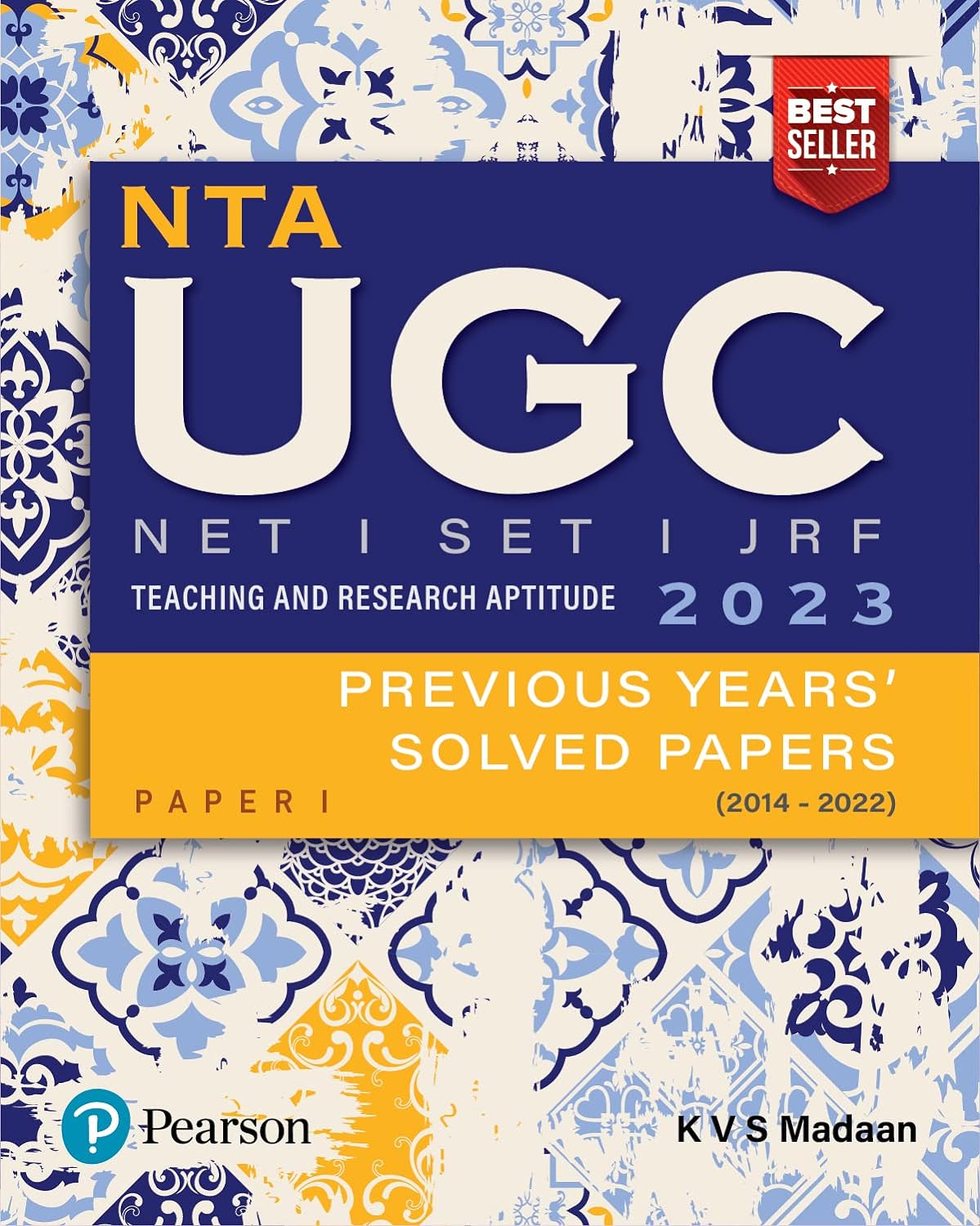 PEARSON KVS MADAAN NTA UGC NET PAPER 1 PREVIOUS YEARS SOLVED PAPERS
