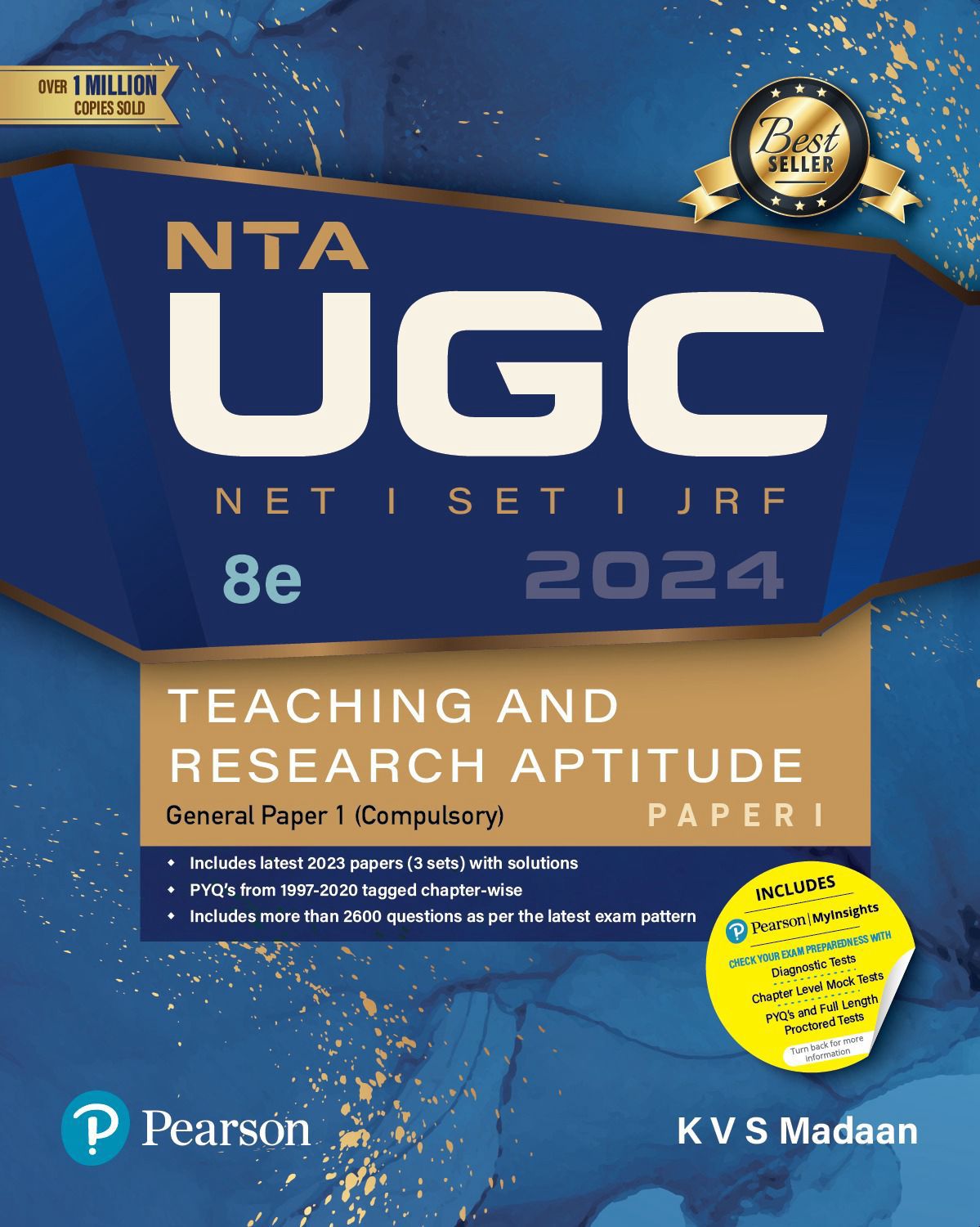 PEARSON NTA UGC NET PAPER-1 E KVS MADAAN 2024 Edition 8th