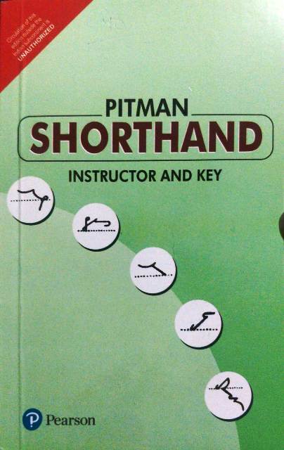 Pearson Pitman Shorthand Instructor and Key