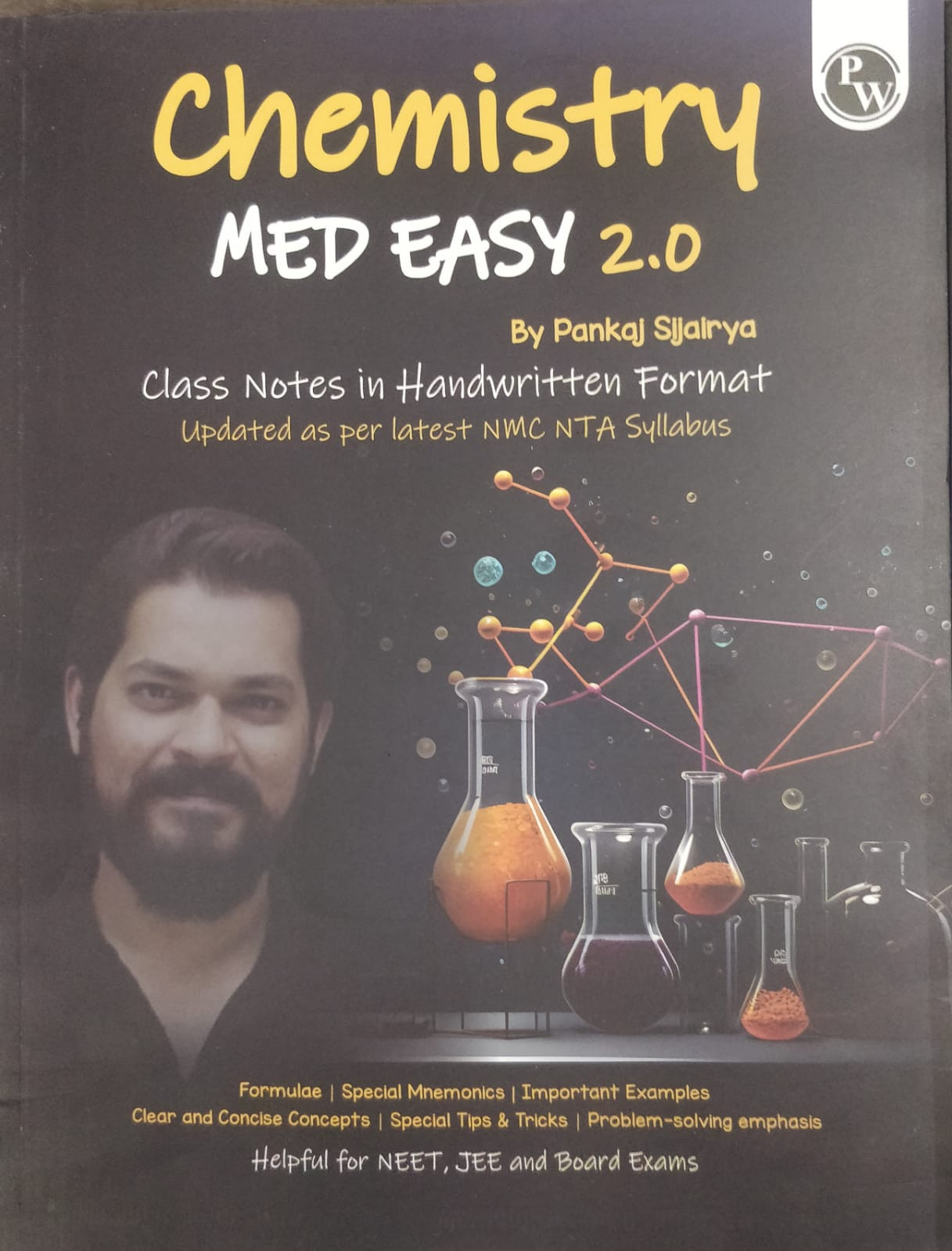 PW Chemistry Med Easy 20 Class Notes in Handwritten Format by Pankaj Sijairya