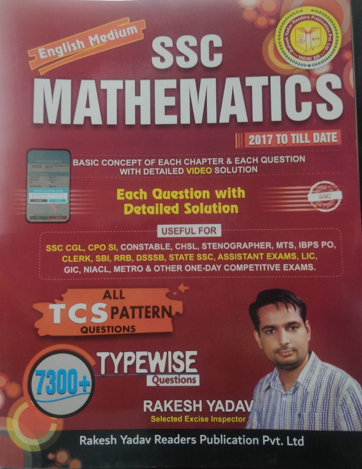 Rakesh Yadav SSC Mathematics English Medium 7300 Typewise Questions