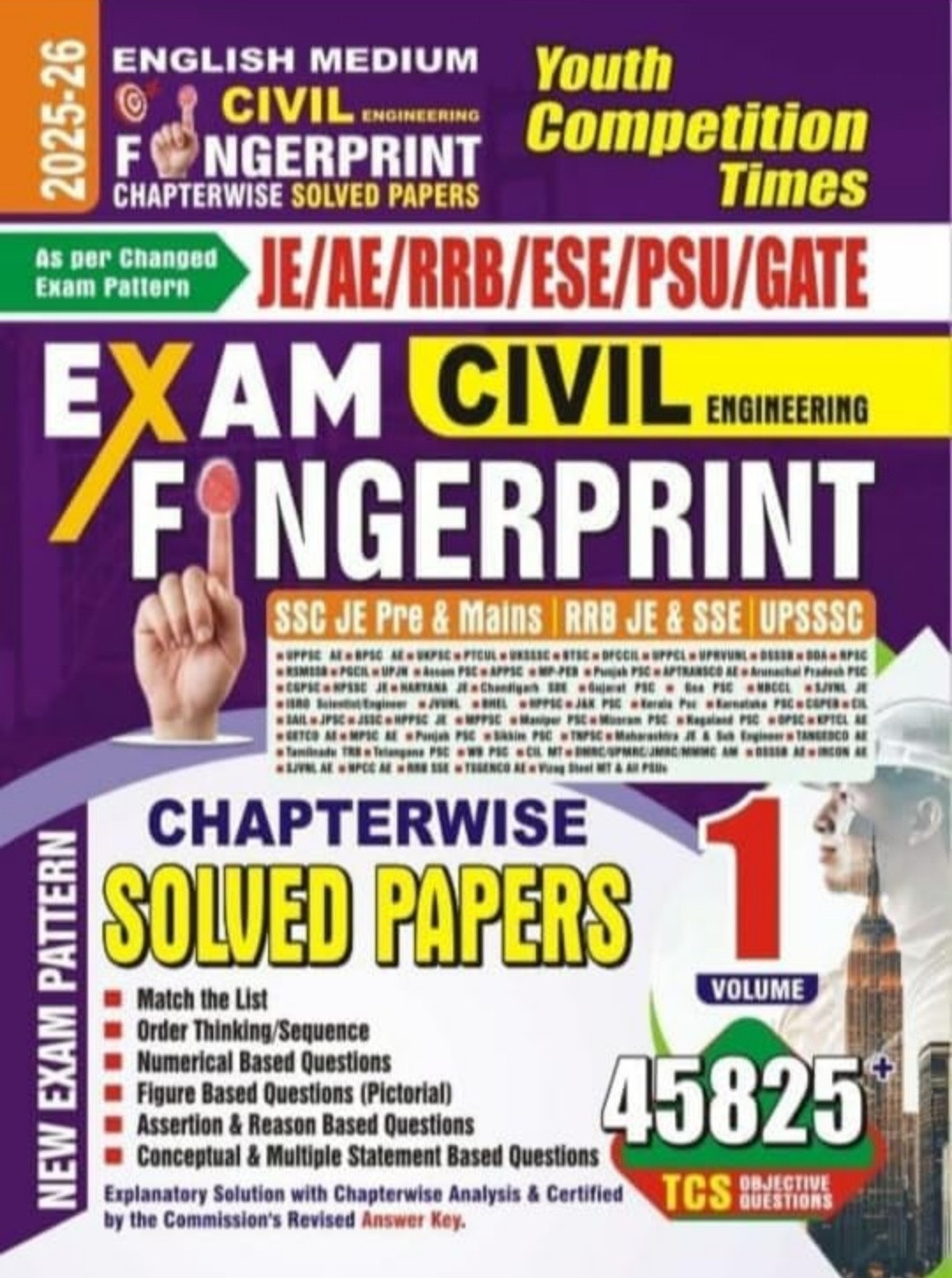Youth competition times Civil Engineering Fingerprint Volume 1 2025-26