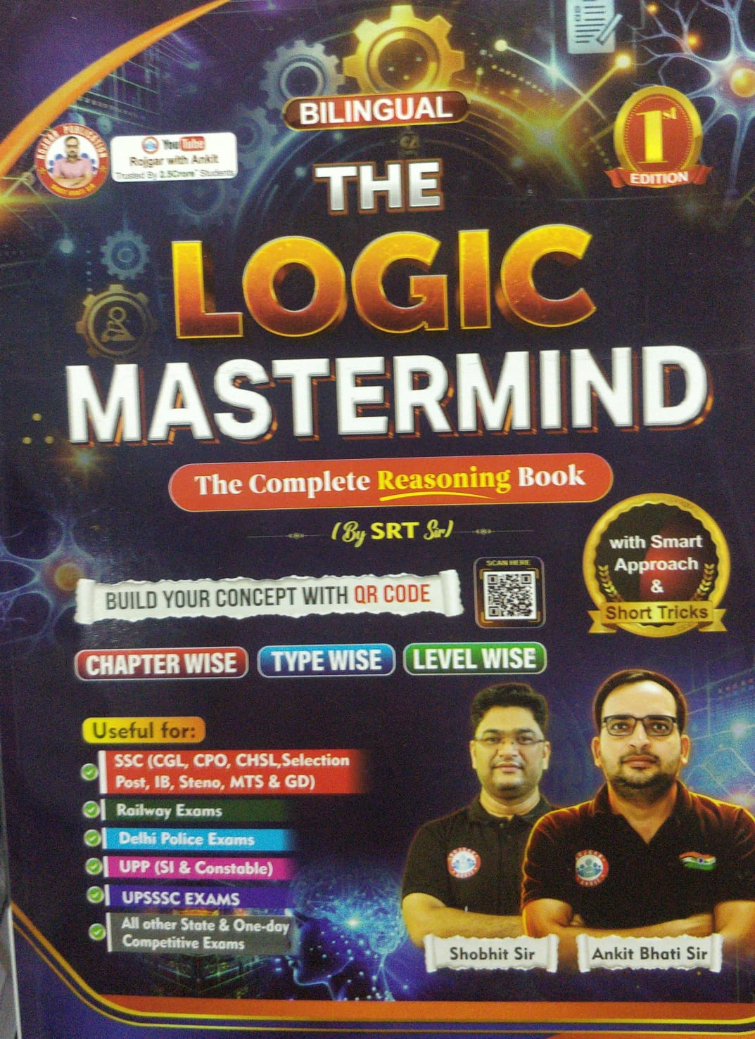 Rojgar publication The Logic Mastermind Complete Reasoning Book by Shobhit sir Ankit bhati sir