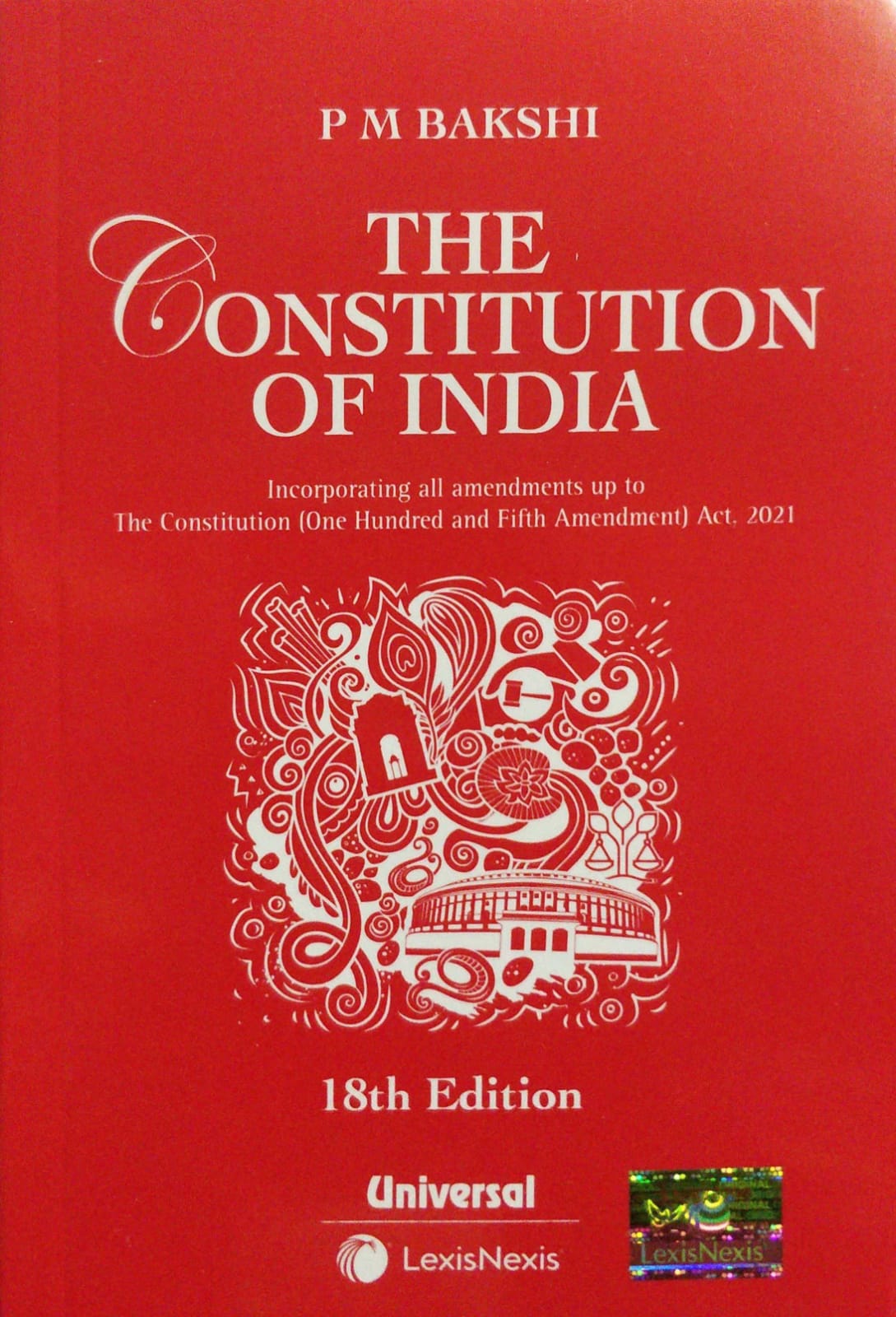 Universal The Contitution of India 18th Edition by PM Bakshi Pocket