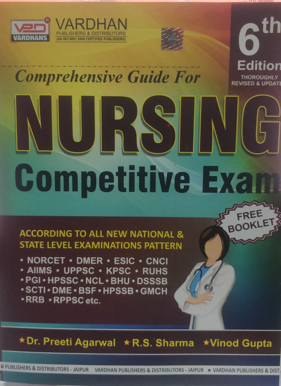Vardhan Comprehensive Guide for Nursing Competitive Exam by Preeti Agarwal RS Sharma Vinod Gupta