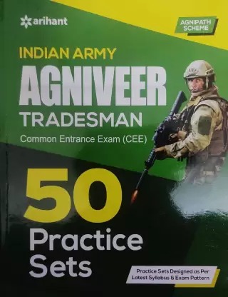 Arihant INDIAN ARMY AGNIVEER TRADESMAN Common Entrance Exam CEE 50 practice sets