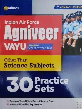 Arihant Indian Air Force Agniveer Vayu Phase-I Other Than Science Subjects 30 Practice Sets
