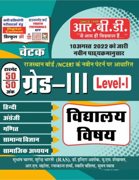 Rbd chetak 3rd grade vidyaly vishye level 1st