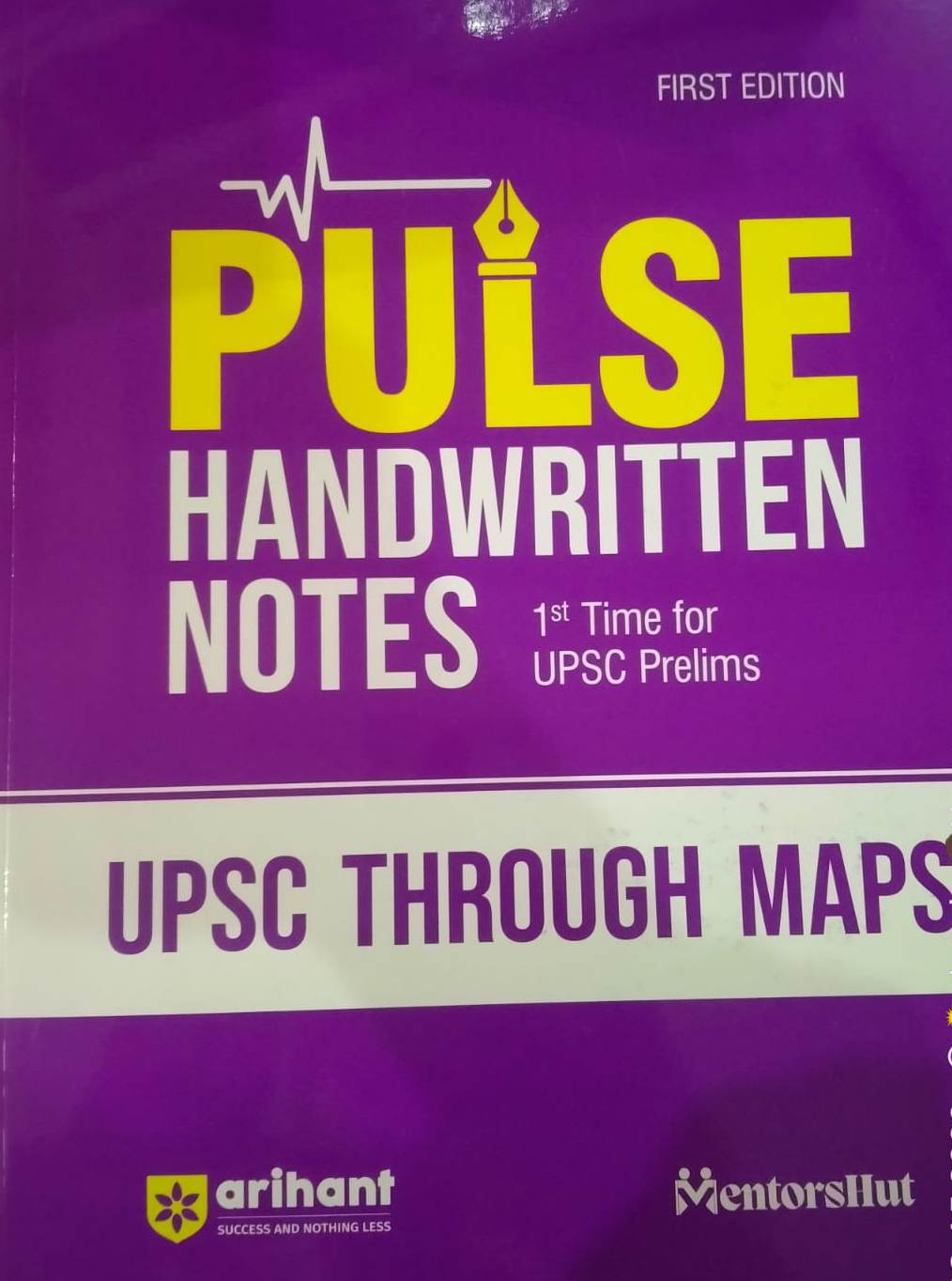 9789359986340 Pulse Handwritten Notes UPSC Through Maps
