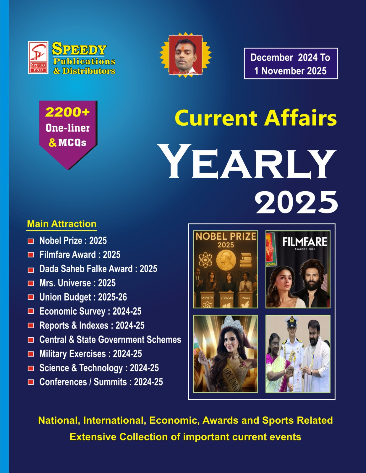 Speedy Current Affairs Yearly 2025 English edition