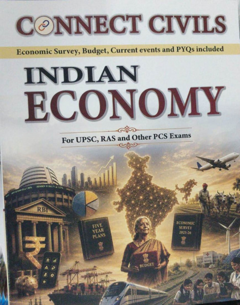 Image of Connect Civils Indian Economy for upsc ras and other pcs exam