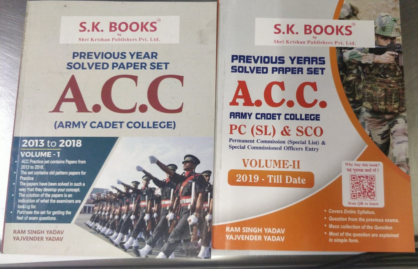 Shri Krishan Publishers ACC Previous year solved paper 2 book Combo sets
