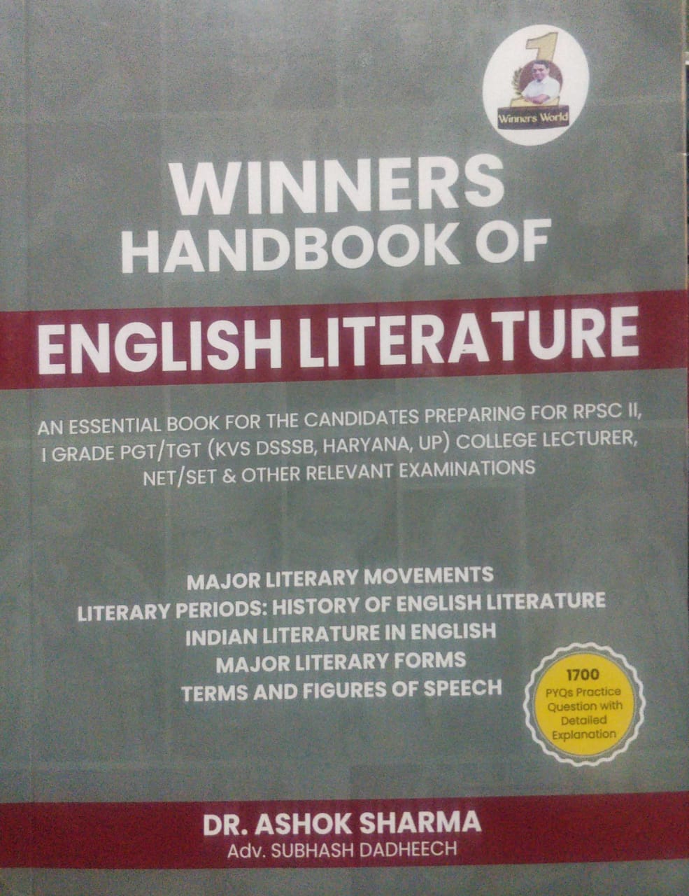 winner handbook english literature ashok sharma