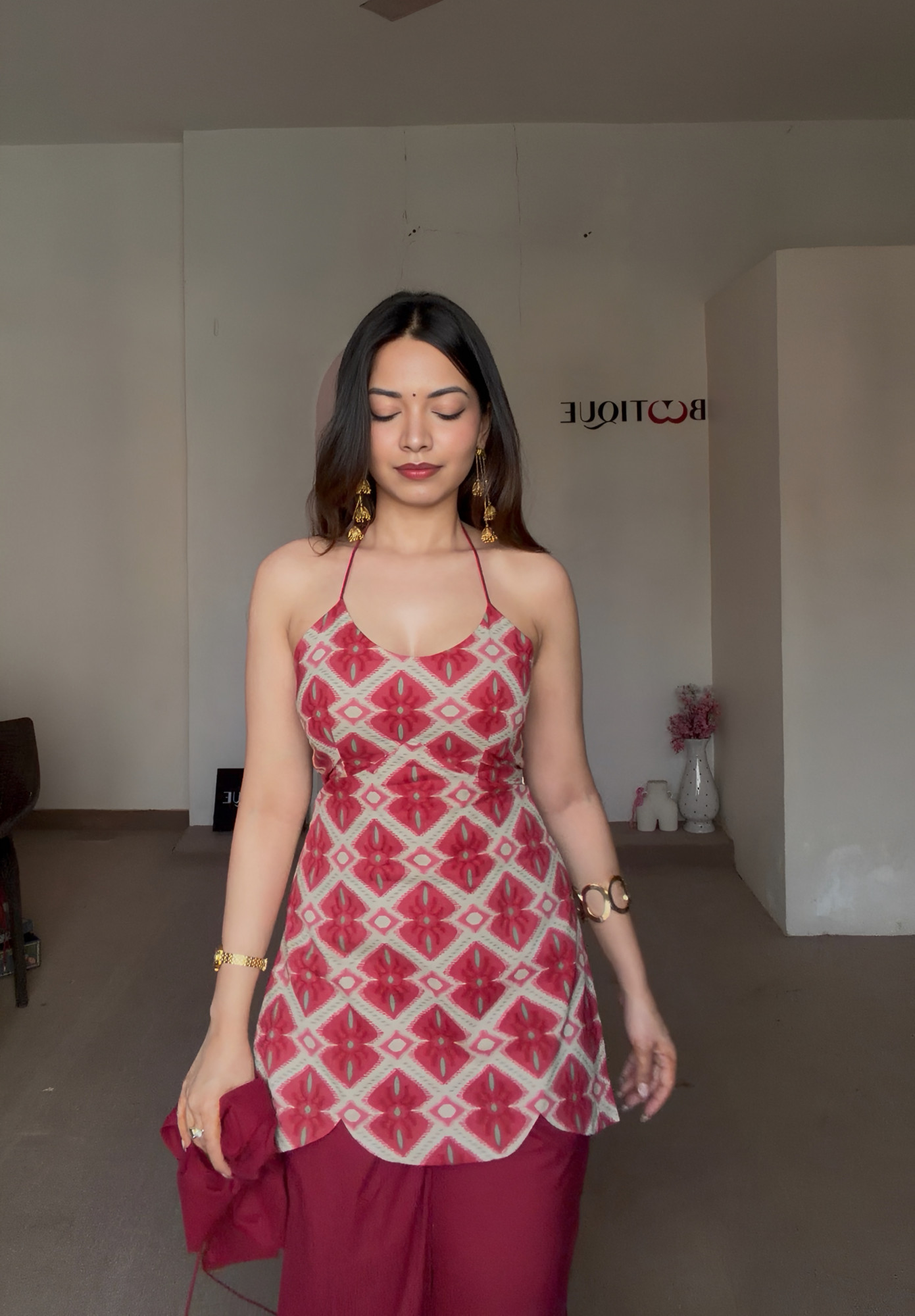 Masakali convertable half sleeves