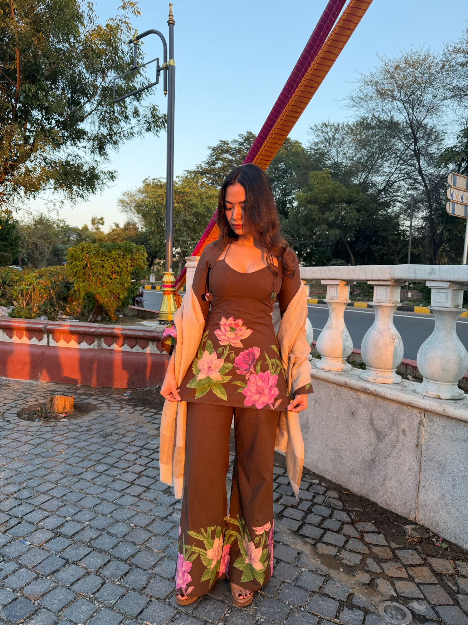 Laila Brown Kurti