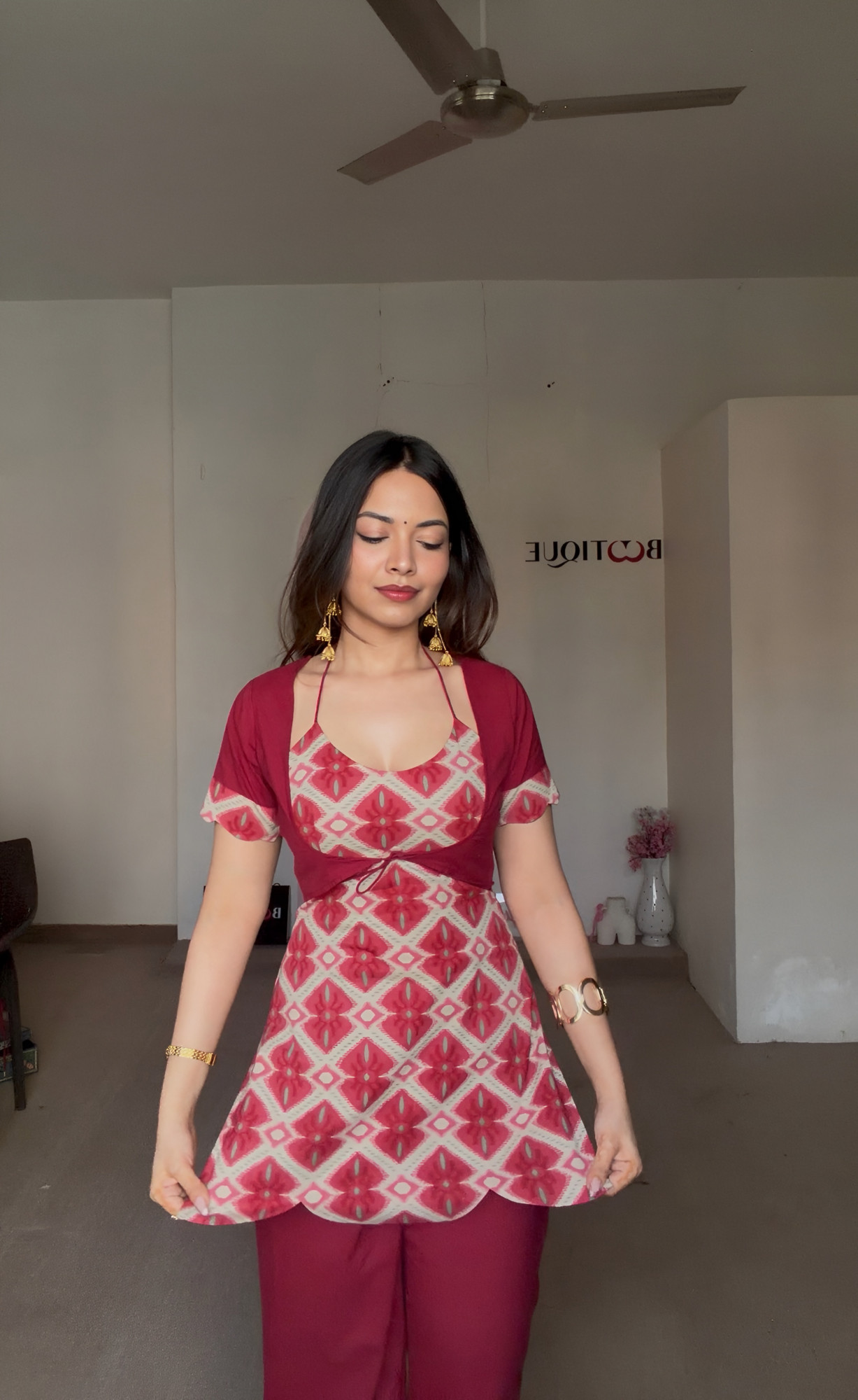 Masakali convertable half sleeves