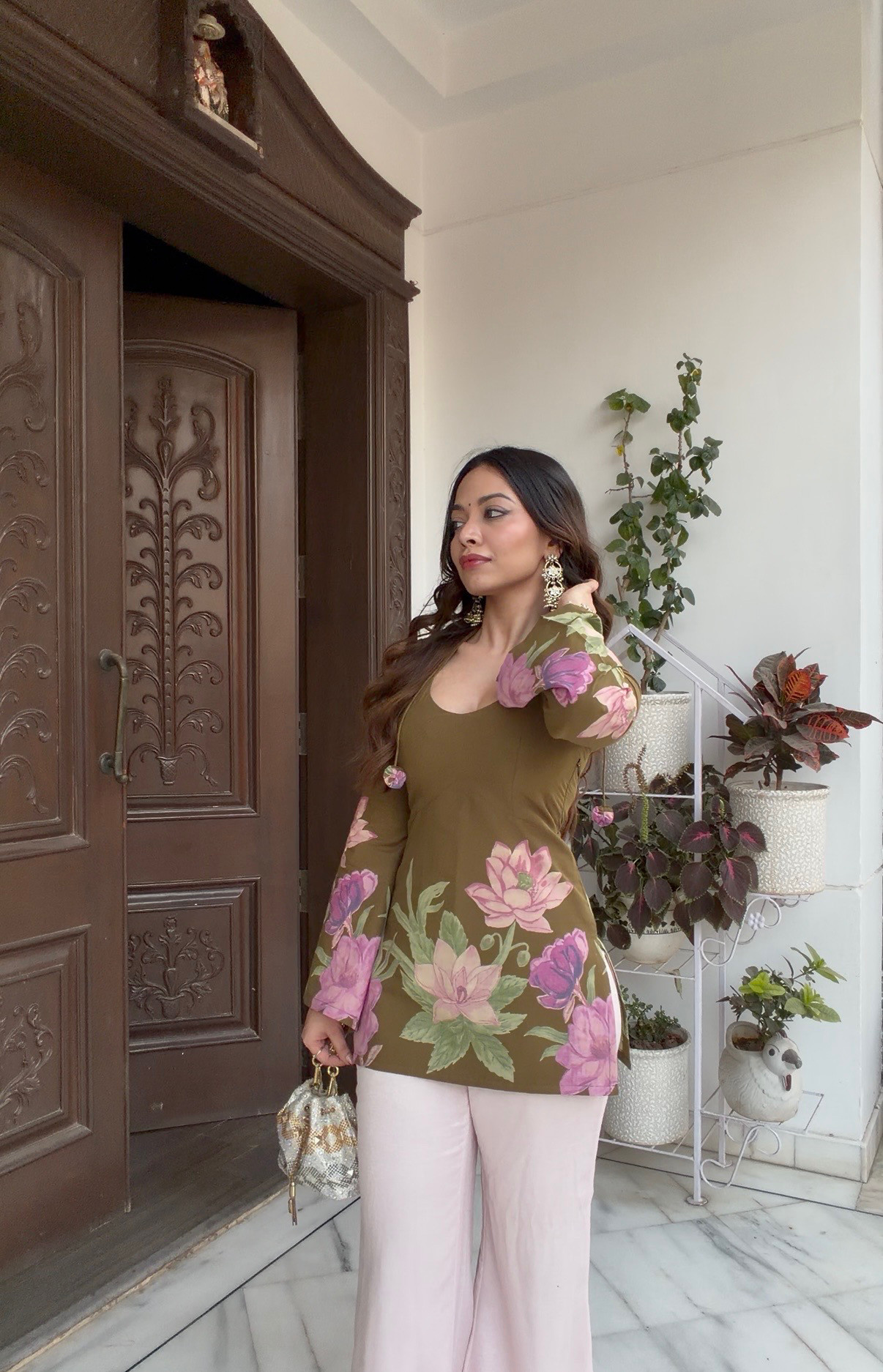 Laila Green Kurti