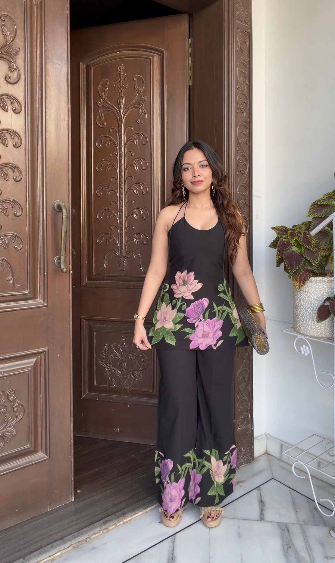 Laila Black Kurti