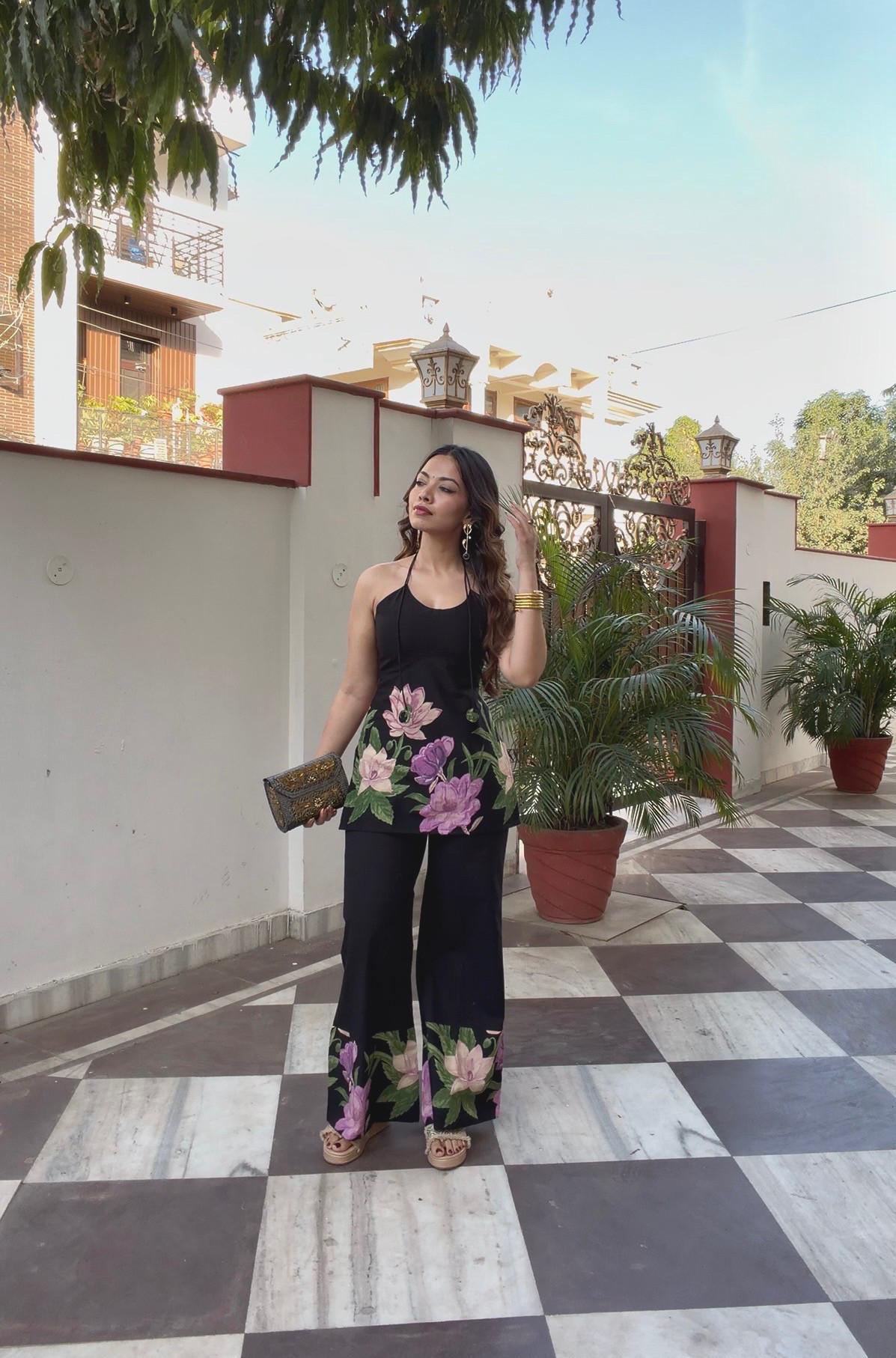 Laila Black Kurti