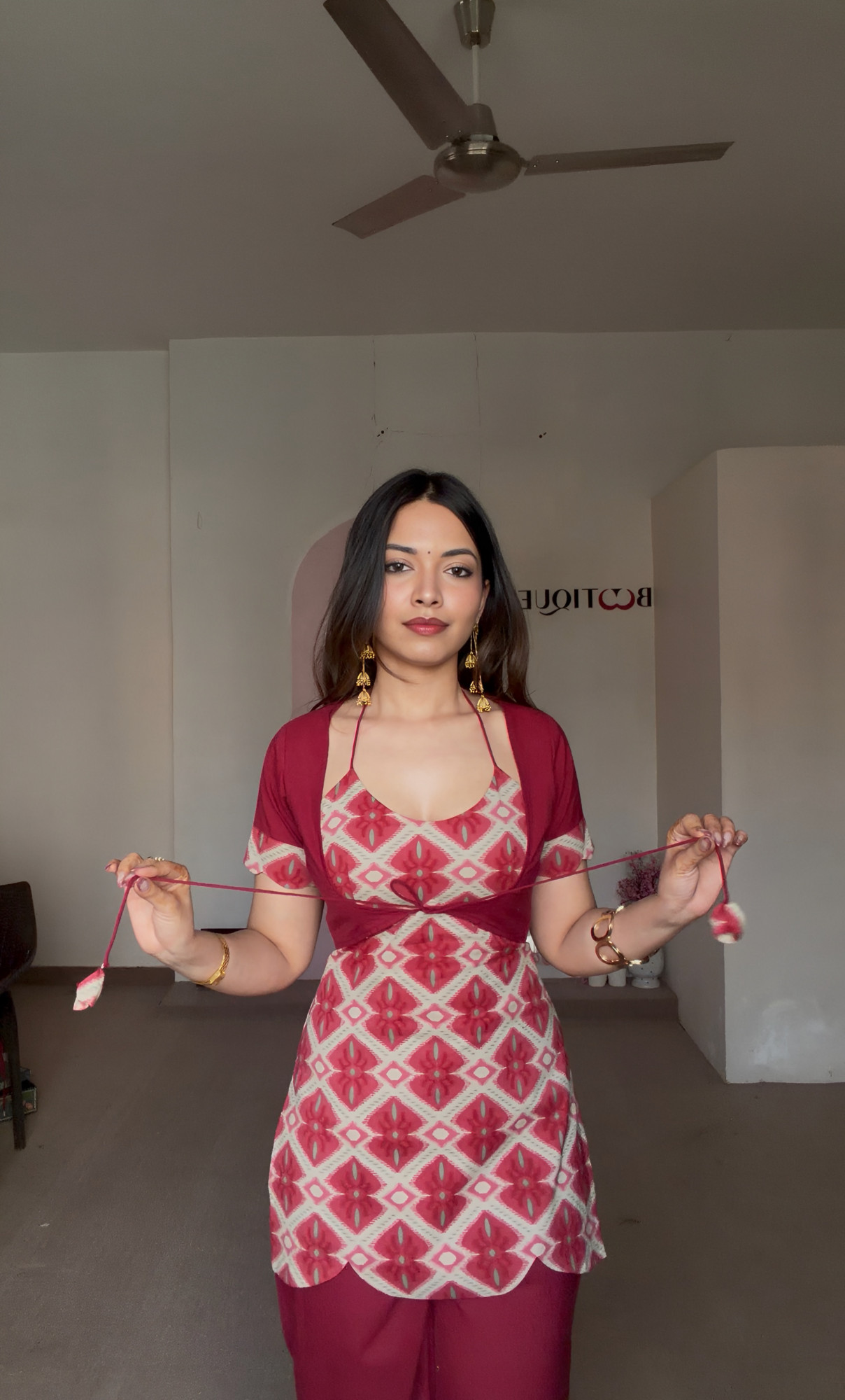 Masakali convertable half sleeves