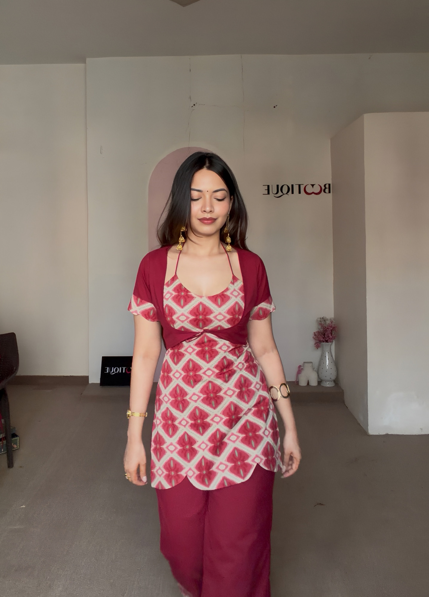 Masakali convertable half sleeves