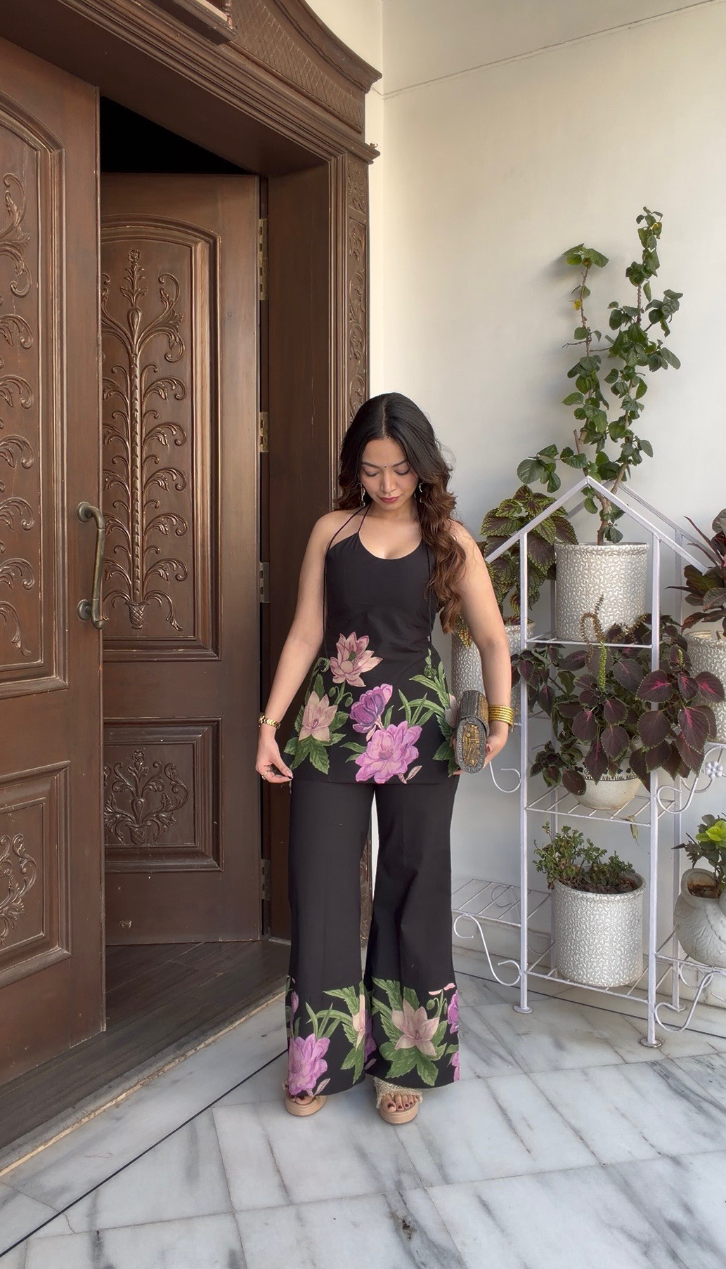 Laila Black Kurti