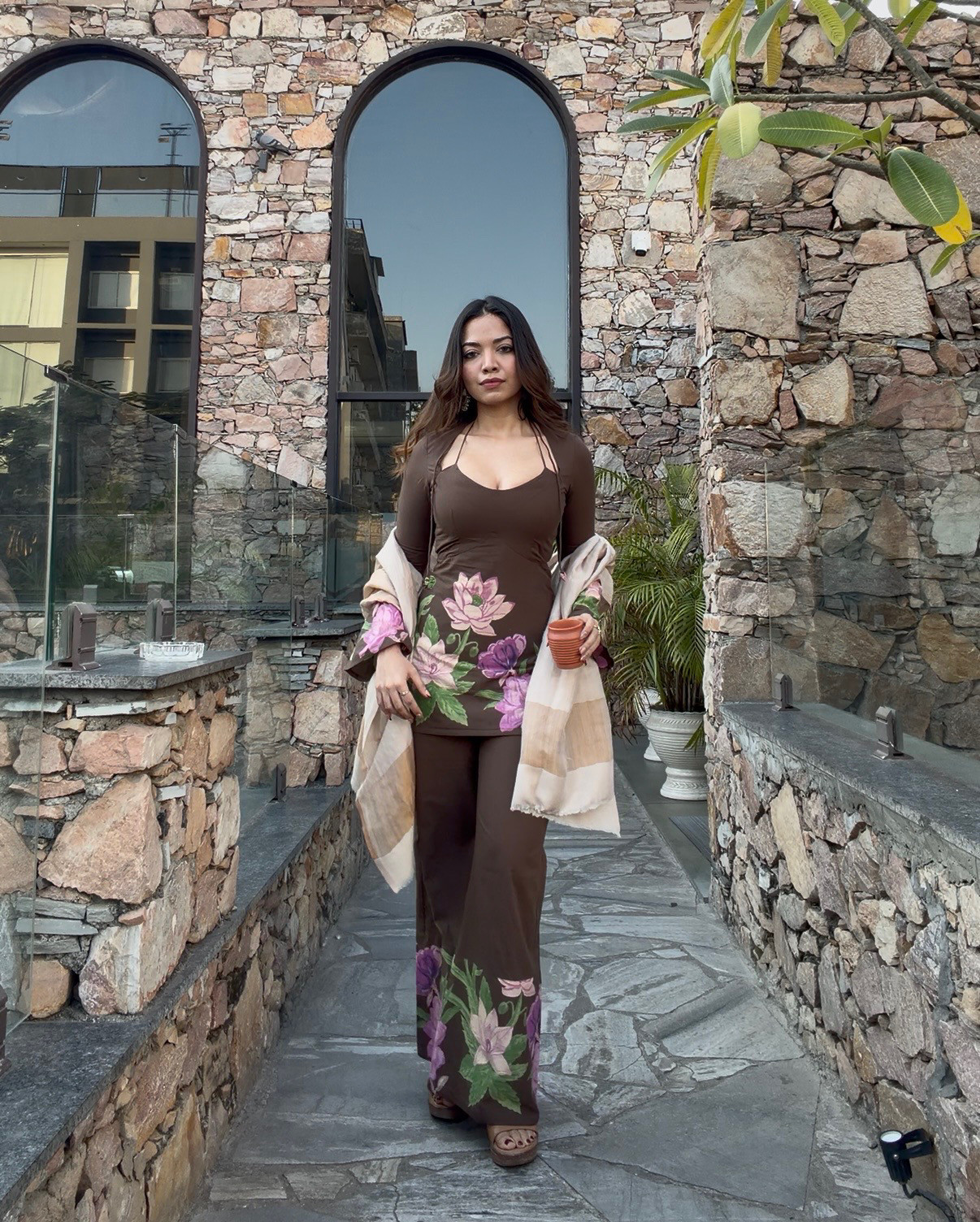Laila Brown Kurti