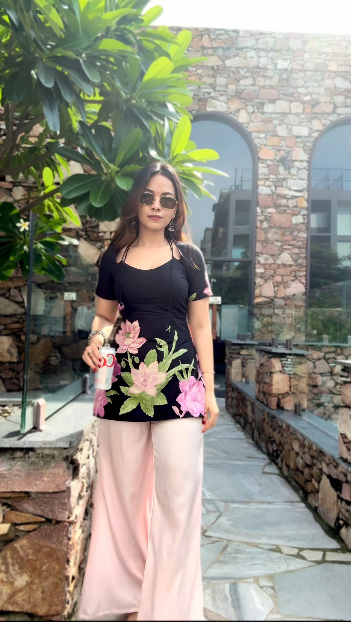 Laila Black Kurti