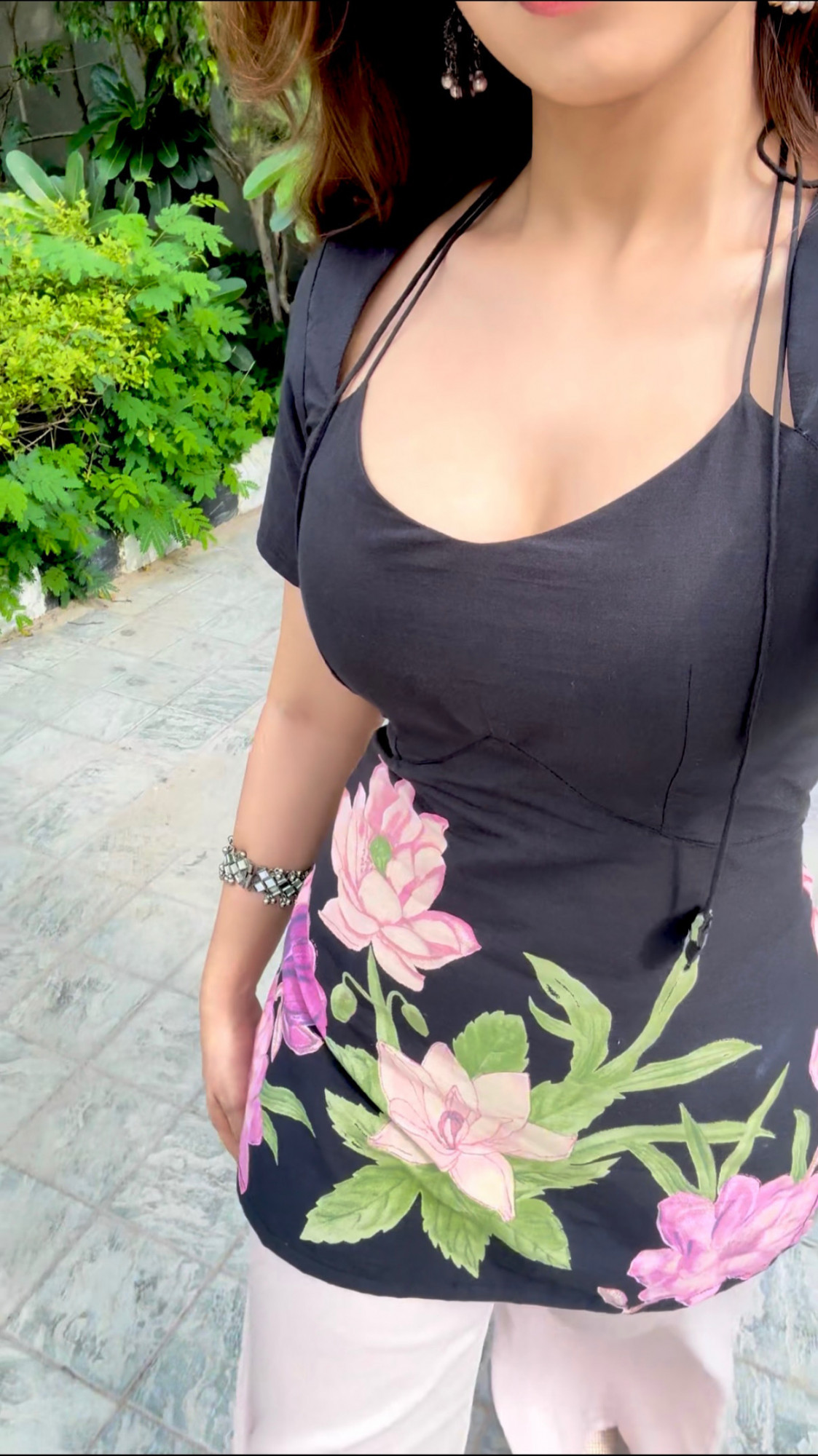 Laila Black Kurti