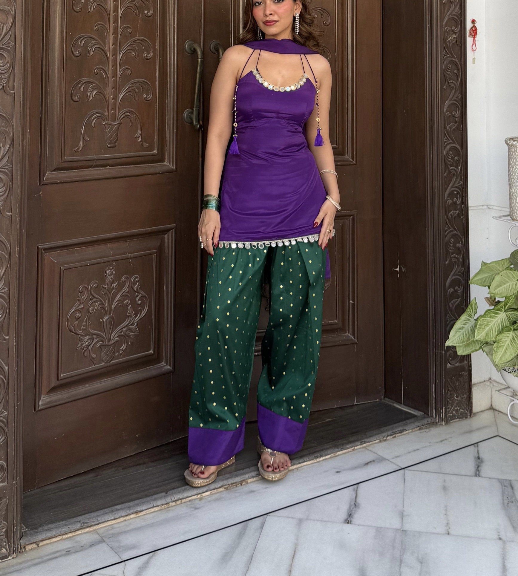 Basanti Farshi Salwar