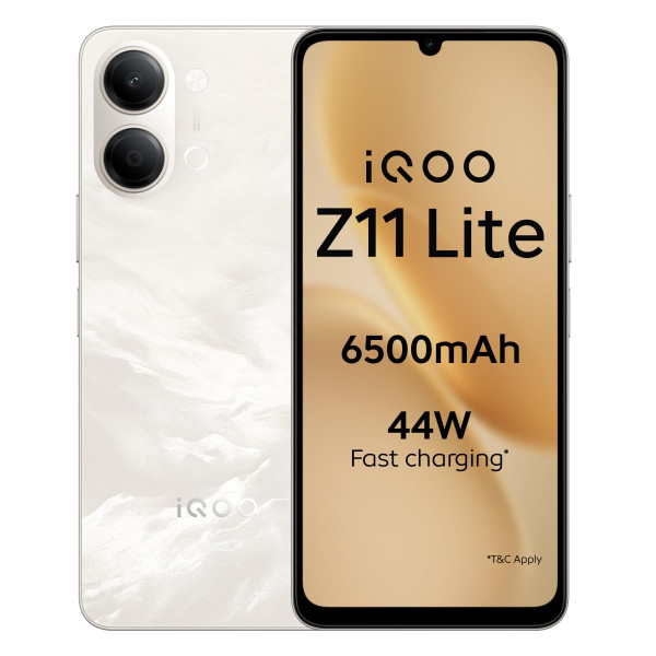 Image of iQOO Z11 Lite 44W 5G (6 GB RAM, 128GB Storage, Solar Flame)