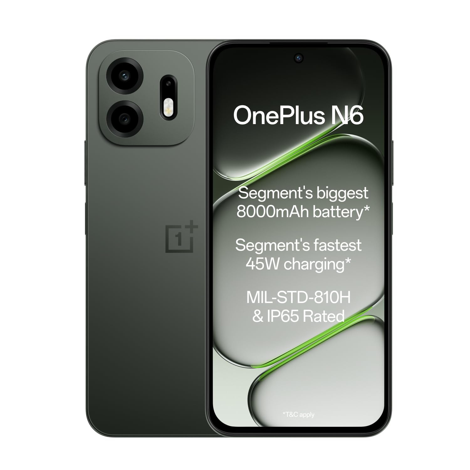 OnePlus N6 4 GB RAM 128 GB Storage Midnight Green - Main image