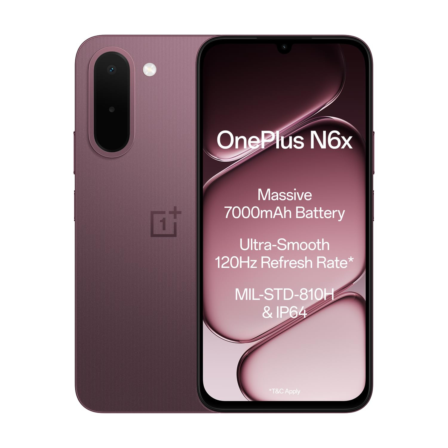 OnePlus N6x 4 GB RAM 128 GB Storage Burgundy Red - Main image